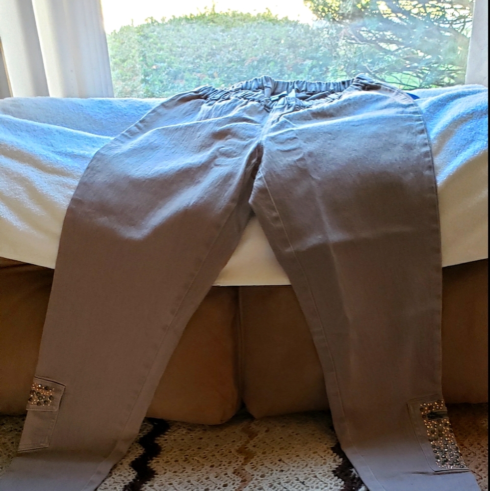 A brand new pair  Of Diane Gilman Pants. Size